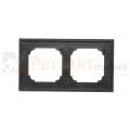TR2/149 Ramka 2- krotna, czarny mat, perfektmarket (2)
