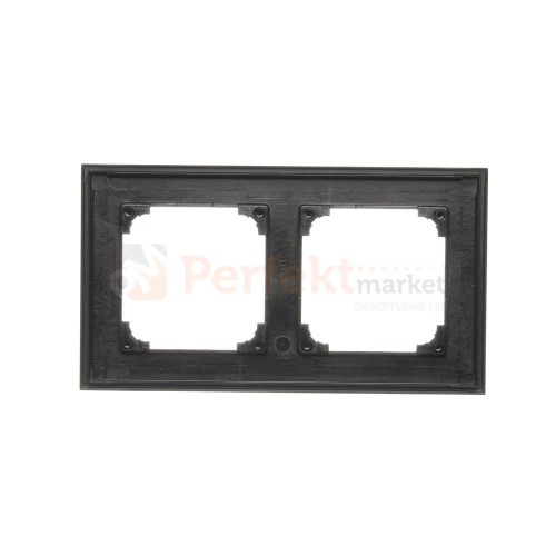 TR2/149 Ramka 2- krotna, czarny mat, perfektmarket (2)