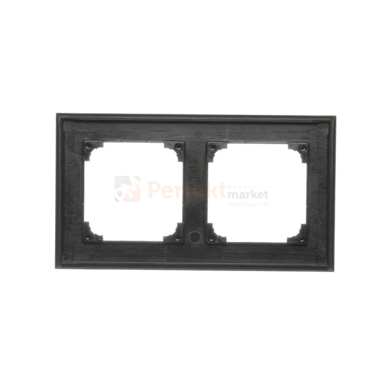 TR2/149 Ramka 2- krotna, czarny mat, perfektmarket (2)