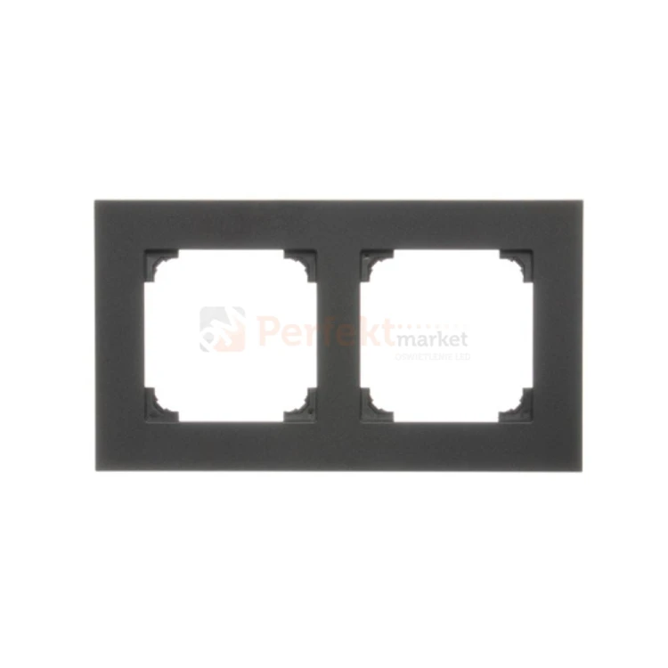 TR2/149 Ramka 2- krotna, czarny mat, perfektmarket (0)