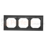 TR3/149 Ramka 3- krotna, czarny mat, perfektmarket (2)