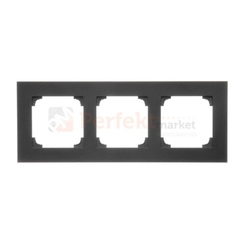 TR3/149 Ramka 3- krotna, czarny mat, perfektmarket (0)