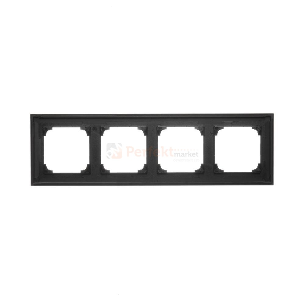 TR4/149 Ramka 4- krotna, czarny mat, perfektmarket (2)