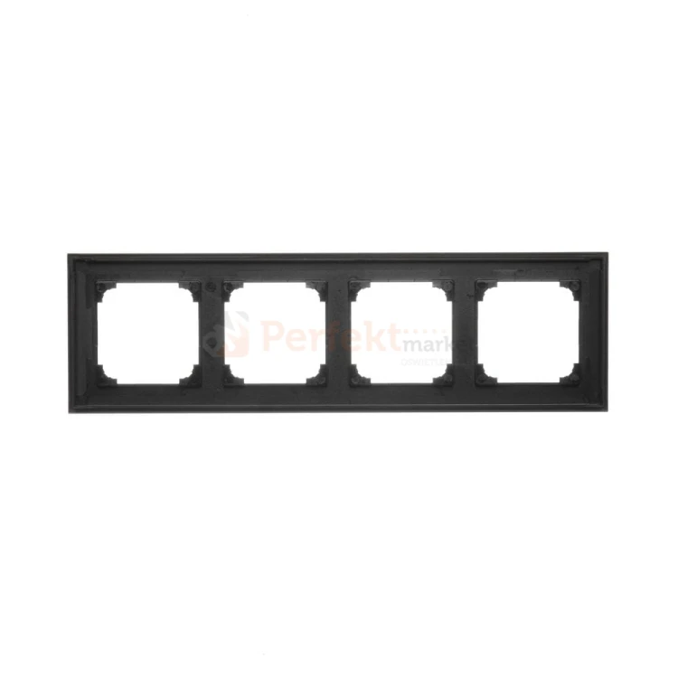 TR4/149 Ramka 4- krotna, czarny mat, perfektmarket (2)