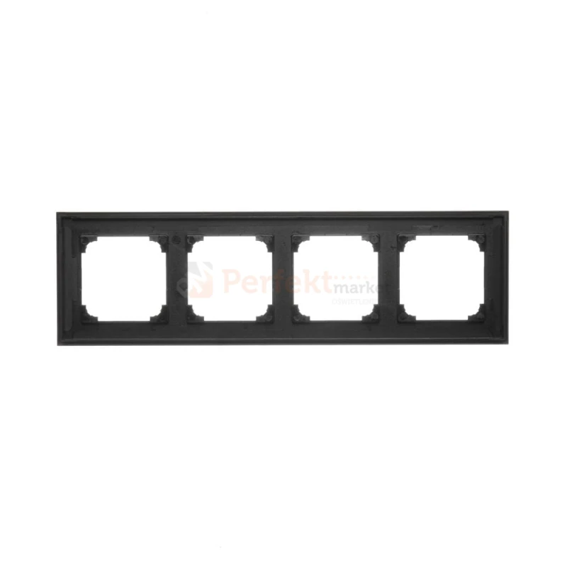 TR4/149 Ramka 4- krotna, czarny mat, perfektmarket (1)
