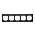 TR5/149 Ramka 5- krotna, czarny mat, perfektmarket (2)