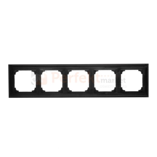 TR5/149 Ramka 5- krotna, czarny mat, perfektmarket (2)