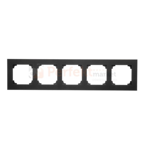 TR5/149 Ramka 5- krotna, czarny mat, perfektmarket (0)