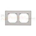 TRD2.149/143 Ramka 2- krotna, aluminium, perfektmarket (0)