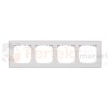 TRD4.166/111 Ramka 4- krotna, biały, perfektmarket (0)