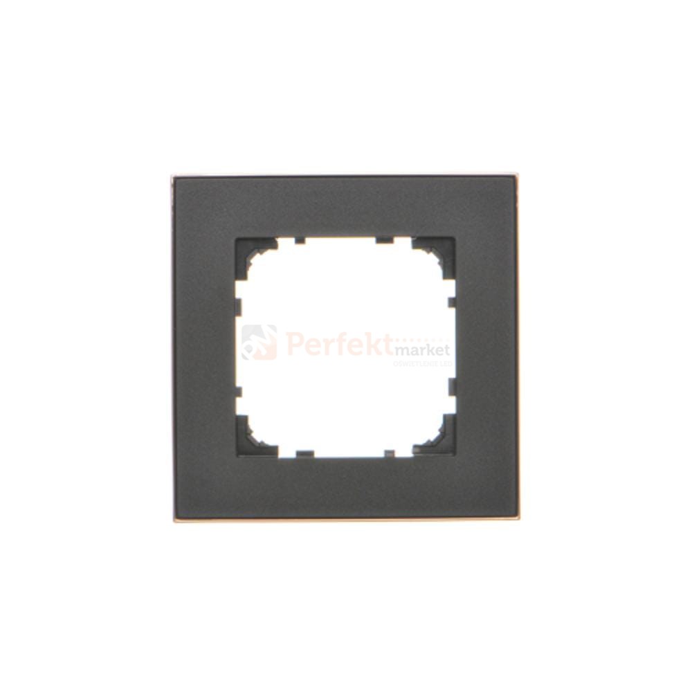 TRD1.166/149 Ramka 1- krotna, czarny, perfektmarket (0)