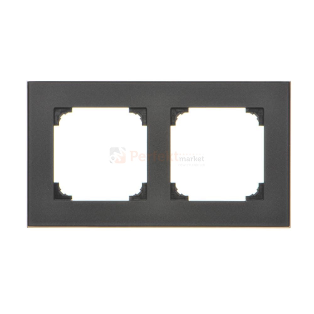 TRD2.166/149 Ramka 2- krotna, czarny, perfektmarket (0)