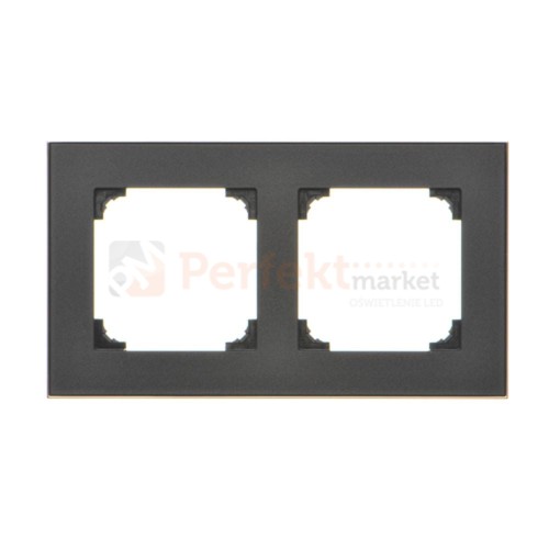 TRD2.166/149 Ramka 2- krotna, czarny, perfektmarket (0)