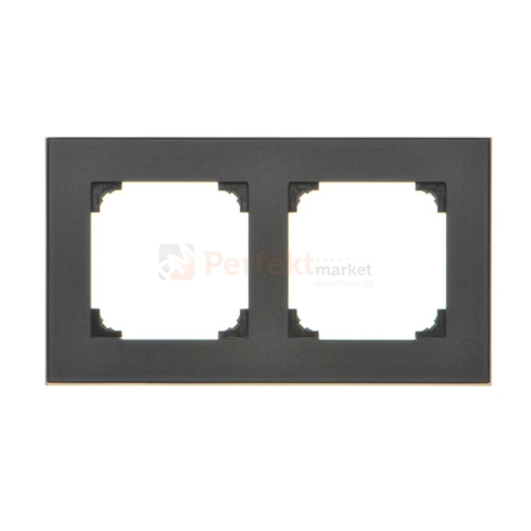 TRD2.166/149 Ramka 2- krotna, czarny, perfektmarket (0)