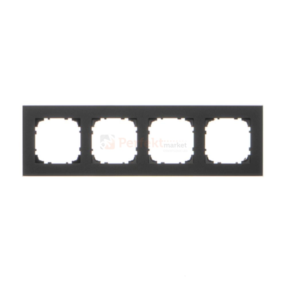 TRD4.163/149 Ramka 4- krotna, czarny, perfektmarket (0)