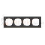 TRD4.163/149 Ramka 4- krotna, czarny, perfektmarket (0)