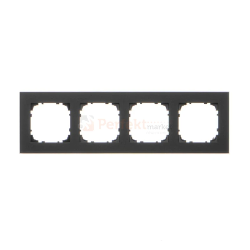 TRD4.163/149 Ramka 4- krotna, czarny, perfektmarket (1)
