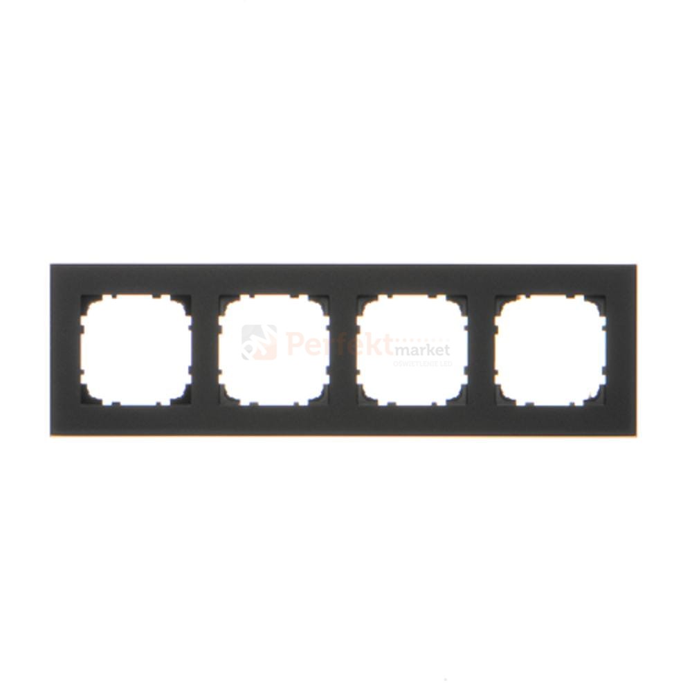 TRD4.166/149 Ramka 4- krotna, czarny, perfektmarket (0)