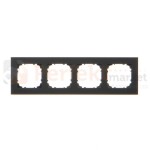 TRD4.166/149 Ramka 4- krotna, czarny, perfektmarket (0)