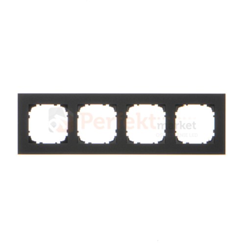 TRD4.166/149 Ramka 4- krotna, czarny, perfektmarket (0)