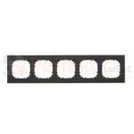 TRD5.163/149 Ramka 5- krotna, czarny, perfektmarket (0)