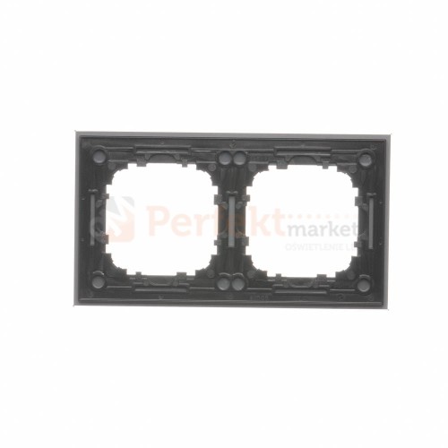 TRN2/176 Ramka 2- krotna szklana, szkło mrożone szare, perfektmarket (2)