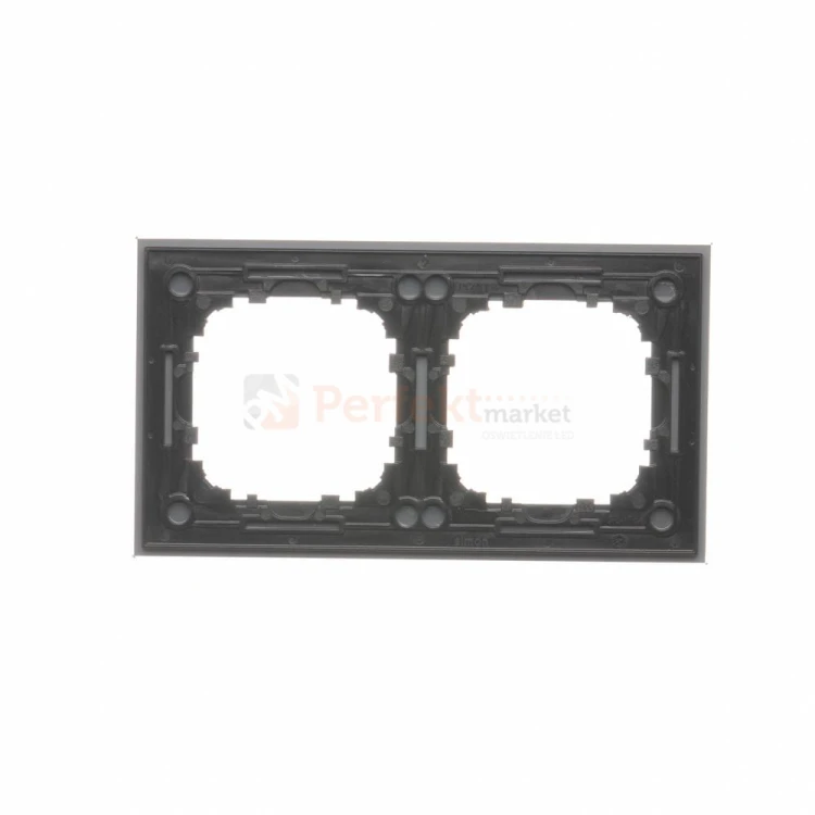 TRN2/176 Ramka 2- krotna szklana, szkło mrożone szare, perfektmarket (2)