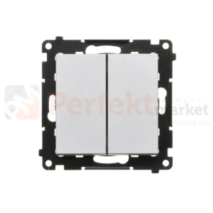 Łącznik świecznikowy Simon 55 aluminium mat