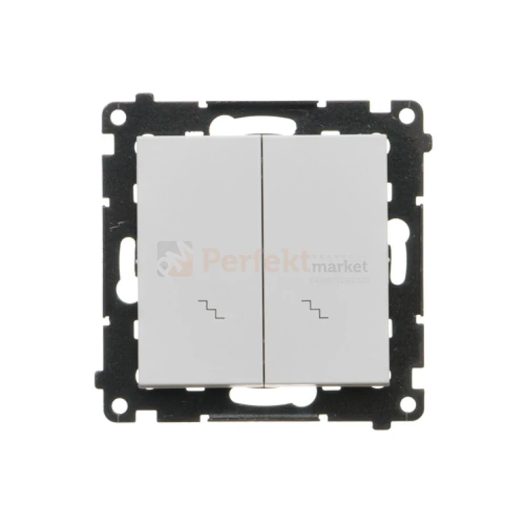 TW6/2.01/114 Łącznik schodowy podwójny, jasnoszary mat, perfektmarket (0)