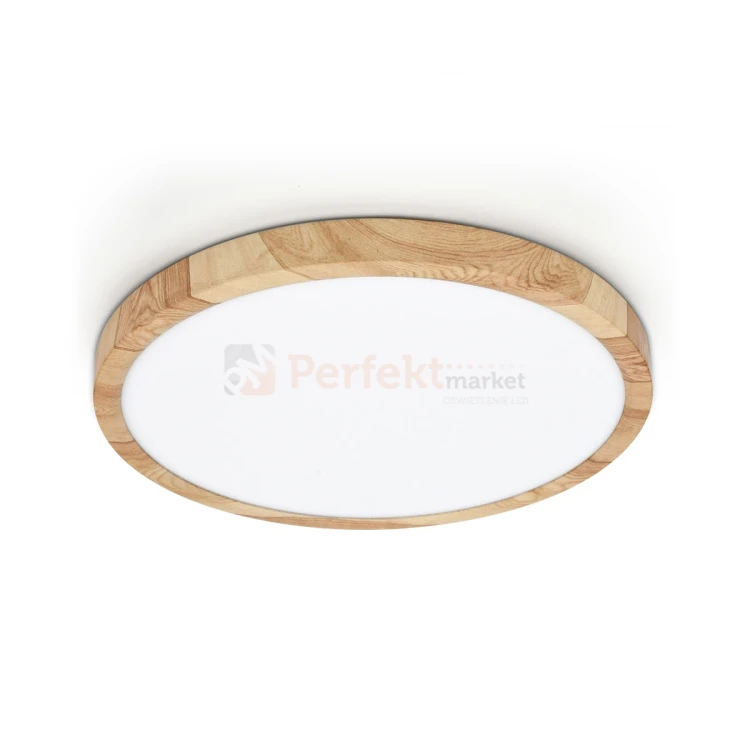 Lampa sufitowa plafon LED Alata drewno CCT IP44 30cm Italux perfektmarket (1).webp
