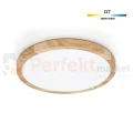 Lampa sufitowa plafon LED Alata drewno CCT IP44 30cm Italux perfektmarket.webp