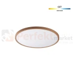 Lampa sufitowa plafon drewno LED CAMI 35,6W 40cm CCT Zuma Line perfektmarket (3).webp