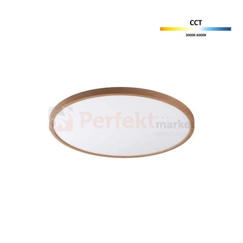 Lampa sufitowa plafon drewno LED CAMI 35,6W 40cm CCT Zuma Line perfektmarket (3).webp