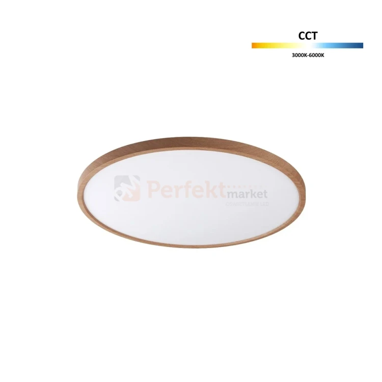 Lampa sufitowa plafon drewno LED CAMI 35,6W 40cm CCT Zuma Line perfektmarket (3).webp