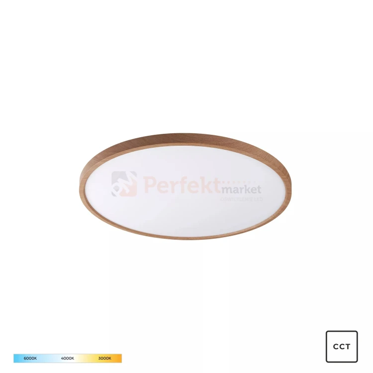 Lampa sufitowa plafon drewno LED CAMI 35,6W 40cm CCT Zuma Line perfektmarket (2).webp