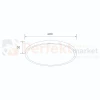 Lampa sufitowa plafon drewno LED CAMI 35,6W 40cm CCT Zuma Line perfektmarket.webp