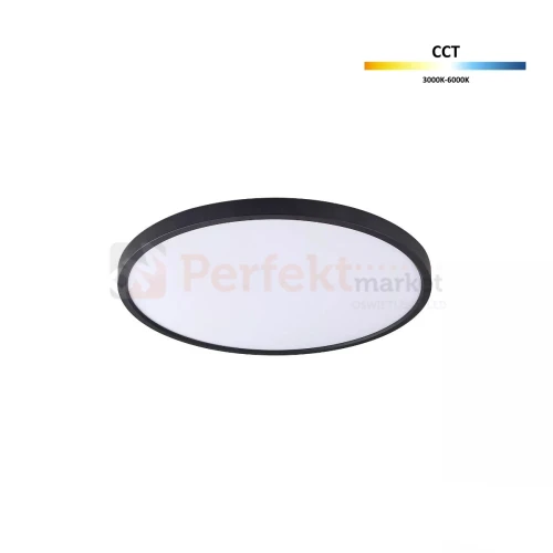 Lampa sufitowa plafon czarny LED CAMI 35,6W 40cm CCT Zuma Line perfektmarket.webp