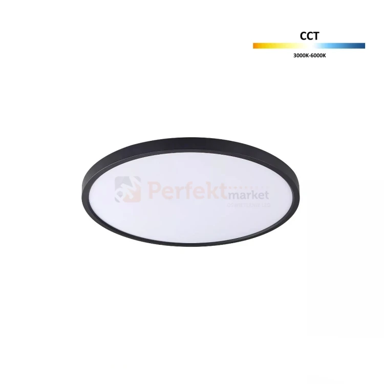Lampa sufitowa plafon czarny LED CAMI 35,6W 40cm CCT Zuma Line perfektmarket.webp