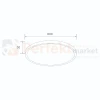 Lampa sufitowa plafon złoty LED CAMI 52W 60cm CCT Zuma Line perfektmarket.webp