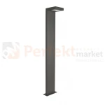 Lampa ogrodowa stojąca słupek 78cm Karo LED 10W 720lm 4000K szara IP54 KR-780 perfektmarket.webp