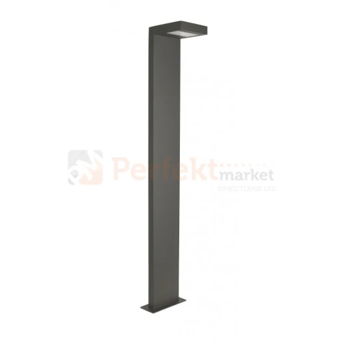 Lampa ogrodowa stojąca słupek 78cm Karo LED 10W 720lm 4000K szara IP54 KR-780 perfektmarket.webp