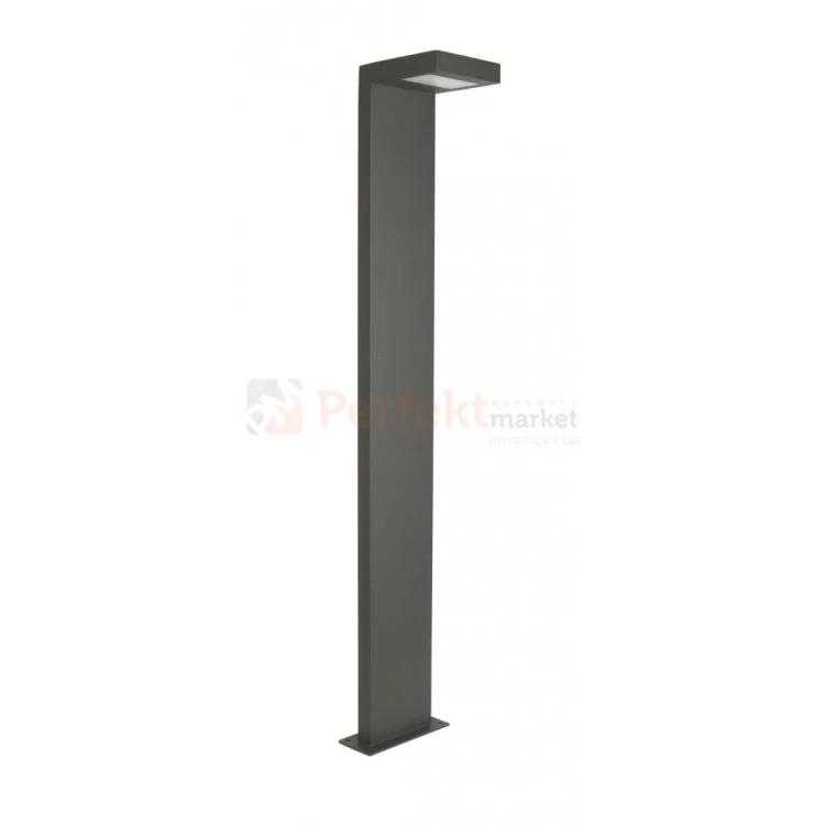 Lampa ogrodowa stojąca słupek 78cm Karo LED 10W 720lm 4000K szara IP54 KR-780 perfektmarket.webp