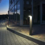 słupek ogrodowy LED KARO 580 antracyt wizualizacja perfektmarket.webp