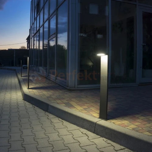 słupek ogrodowy LED KARO 580 antracyt wizualizacja perfektmarket.webp