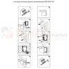 Kinkiet ścienny zewnętrzny Karo LED 10W 720lm 4000K antracyt IP54 KR-K100 montaż perfektmarket.webp