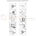 Kinkiet ścienny zewnętrzny Karo LED 10W 720lm 4000K antracyt IP54 KR-K100 montaż perfektmarket.webp