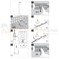 Lampa ogrodowa LED stojąca słupek nowoczesny NEO 100cm 4000K antracyt perfektmarket (6).webp