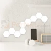 Lampa ścienna hexagon plastry miodu gamingowa MAYA RGB pi (6).webp