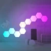 Lampa ścienna hexagon plastry miodu gamingowa MAYA RGB pi (5).webp