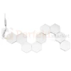 Lampa ścienna hexagon plastry miodu gamingowa MAYA RGB pi (3).webp